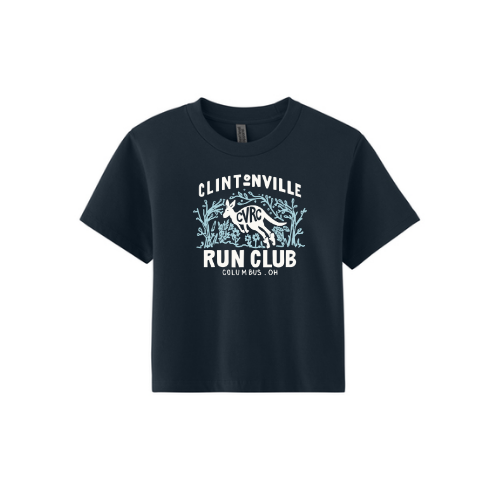 Clintonville Run Club - Next Level Apparel - Women’s Heavyweight Boxy Tee - NL7610 - FFK