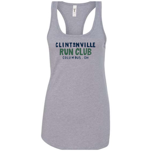 Clintonville Run Club - Next Level - Women's Ideal Racerback Tank Top - 1533 - FFT