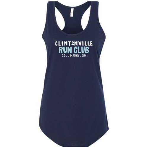 Clintonville Run Club - Next Level - Women's Ideal Racerback Tank Top - 1533 - FFT