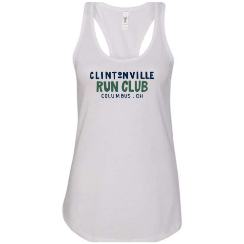 Clintonville Run Club - Next Level - Women's Ideal Racerback Tank Top - 1533 - FFT