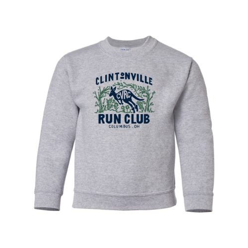 Clintonville Run Club - Gildan - Youth Heavy Blend™ Crewneck Sweatshirt - 18000B - FFK