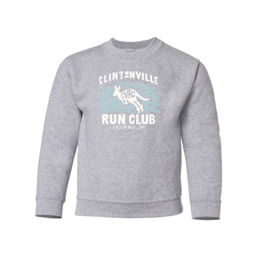 Clintonville Run Club - Gildan - Youth Heavy Blend™ Crewneck Sweatshirt - 18000B - FFK