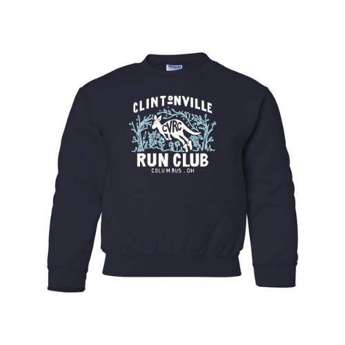 Clintonville Run Club - Gildan - Youth Heavy Blend™ Crewneck Sweatshirt - 18000B - FFK