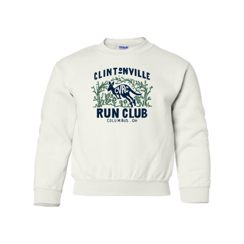 Clintonville Run Club - Gildan - Youth Heavy Blend™ Crewneck Sweatshirt - 18000B - FFK