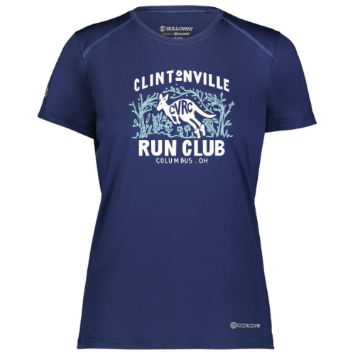 Clintonville Run Club - Holloway - Ladies Essential Tee Powered by Coolcore® - 222336 - FFK