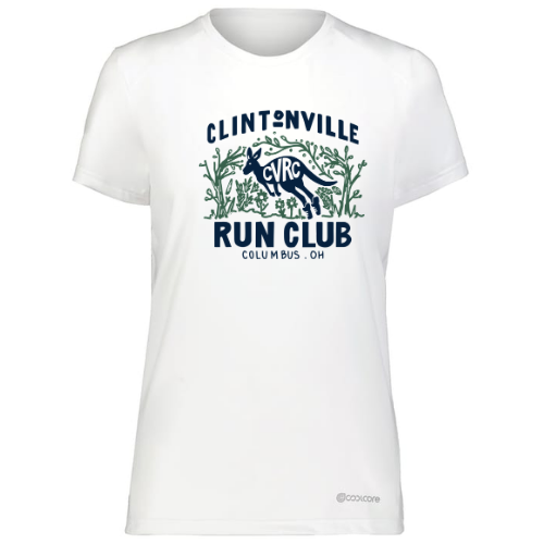 Clintonville Run Club - Holloway - Ladies Essential Tee Powered by Coolcore® - 222336 - FFK
