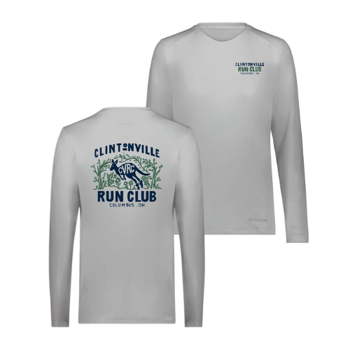 Clintonville Run Club - Holloway - Ladies Essential Long Sleeve Tee Powered by Coolcore® - 222338 - LCFB