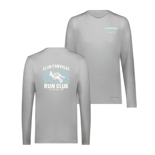 Clintonville Run Club - Holloway - Ladies Essential Long Sleeve Tee Powered by Coolcore® - 222338 - LCFB