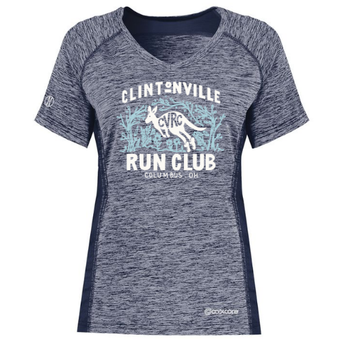 Clintonville Run Club - Holloway Ladies Electrify Tee Powered by Coolcore® - 222771 - FFK