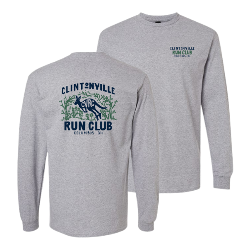 Clintonville Run Club - Gildan - Unisex Ultra Cotton® Long Sleeve T-Shirt - 2400 - LCFB