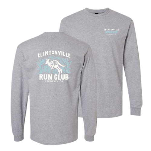 Clintonville Run Club - Gildan - Unisex Ultra Cotton® Long Sleeve T-Shirt - 2400 - LCFB