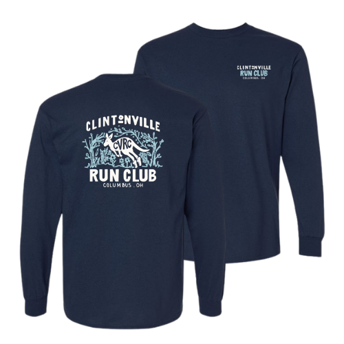 Clintonville Run Club - Gildan - Unisex Ultra Cotton® Long Sleeve T-Shirt - 2400 - LCFB