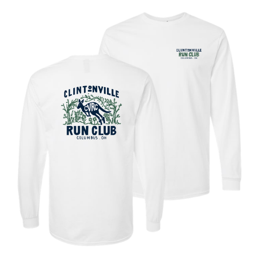 Clintonville Run Club - Gildan - Unisex Ultra Cotton® Long Sleeve T-Shirt - 2400 - LCFB