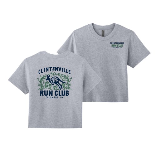 Clintonville Run Club - Next Level Apparel - Women’s Heavyweight Boxy Tee - NL7610 - LCFB