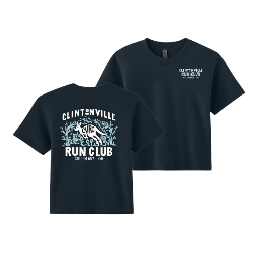 Clintonville Run Club - Next Level Apparel - Women’s Heavyweight Boxy Tee - NL7610 - LCFB