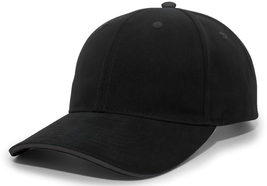 PACIFIC HEADWEAR - BRUSHED TWILL CAP WITH SANDWICH BILL - 121C