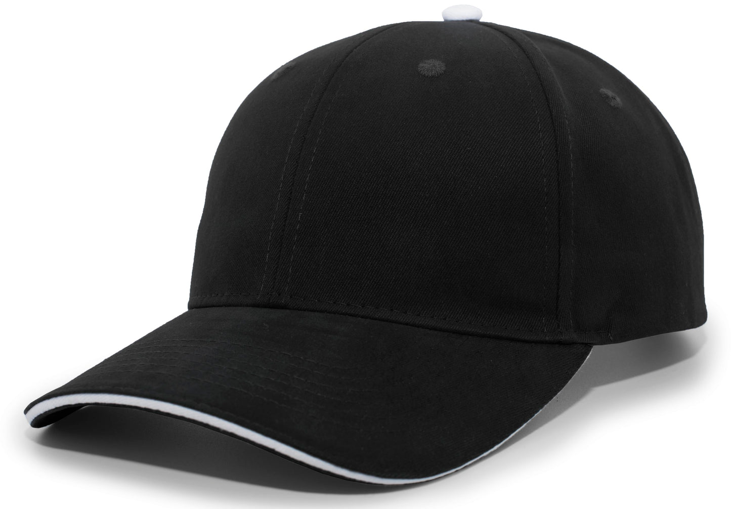 PACIFIC HEADWEAR - BRUSHED TWILL CAP WITH SANDWICH BILL - 121C