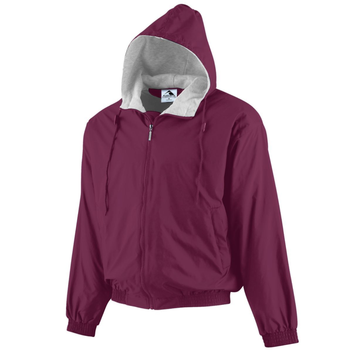 AUGUSTA SPORTSWEAR - HOODED TAFFETA JACKET/FLEECE LINED
