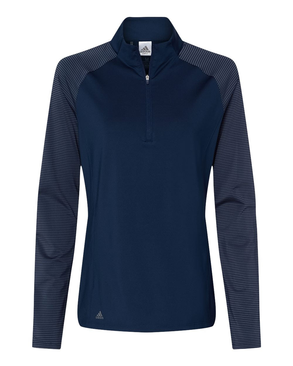 Adidas - Women's Stripe Block Quarter-Zip Pullover - A521