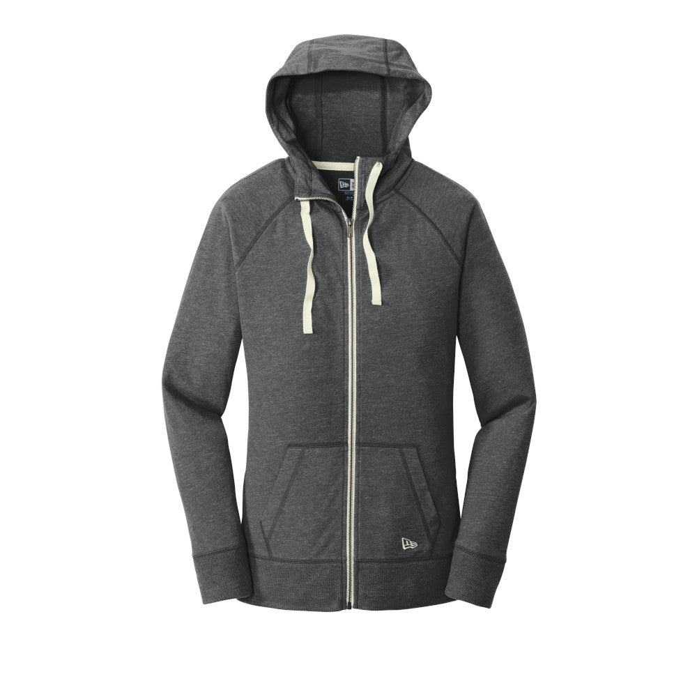 New Era® - Ladies Sueded Cotton Blend Full-Zip Hoodie - LNEA122
